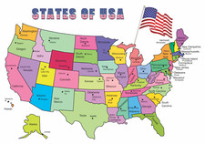 POSTER PRINT Graphic Geography