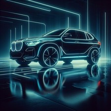 BMW X5  Birthday Card or