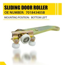 1x Sliding Door Lower Bottom Roller Runner Guide For VW Transporter T4 Left Side