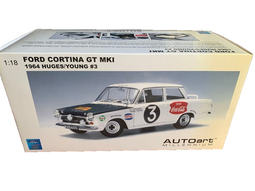 Autoart ford cortina gt - autoart, 1/18