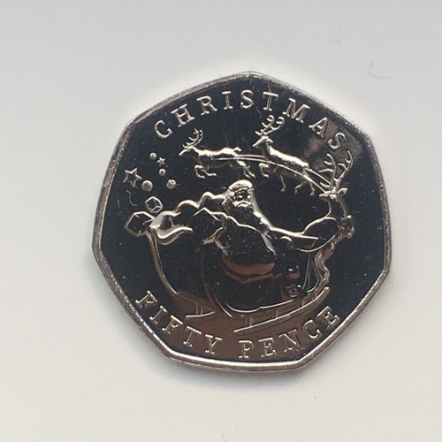 Gibraltar christmas 50p 2020 - 50p,