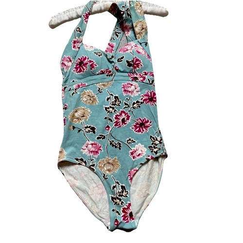 Joules halter neck swimsuit - halter,