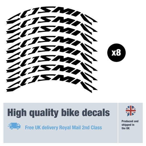 Cosmic wheel decals - 23mm, for