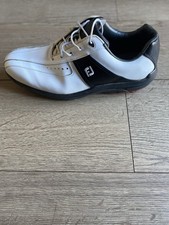 Footjoy Greenjoys 45300k Men's White Black  Golf Shoes Size UK 9.5 EU 44