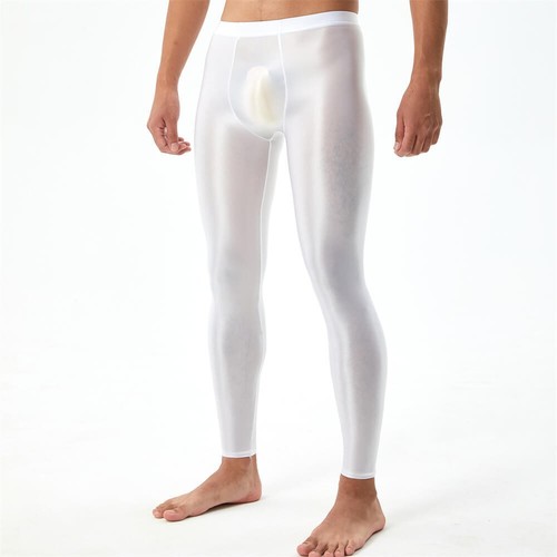 Men shiny wetlook long johns - men's,