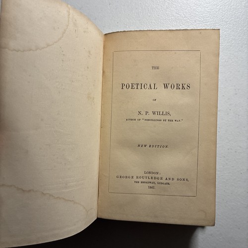 Antiquarian book the poetical - book,