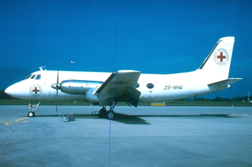 Civil aircraft colour slide - colour,