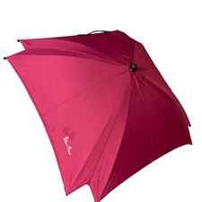 Sun Parasol Silver Cross Pink