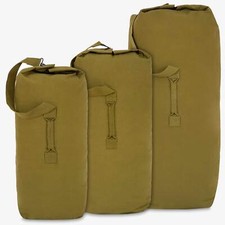 Highlander Canvas Duffle Kit Bag Military Army Tool Gear Holdall Cargo Rucksack