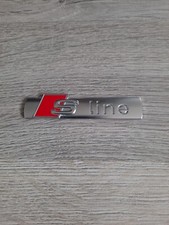 GENUINE AUDI A1 A2 A3 A4 A5 A6 A7 Q7 TT S LINE BADGE EMBLEM P/N 8N0853601A