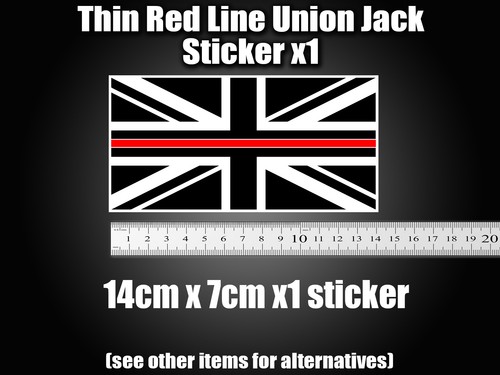 Thin red line union jack - union,