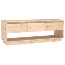 Solid Wood Pine TV Cabinet