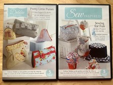 2 debbie shore cd-roms, pretty little purses, sewing for fun, 10 projects total