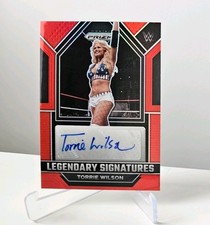 TORRIE WILSON Legendary Signatures Auto /99 Red 2023 Panini WWE Prizm