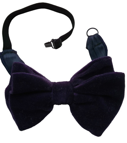 Bow tie vintage velvet - tie,