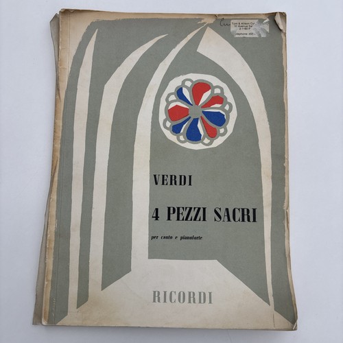 Giuseppe verdi pezzi - 4, sacri
