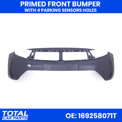 Primed front bumper with - front, pdc