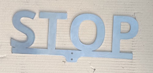 Stop sign for - stop, 5",