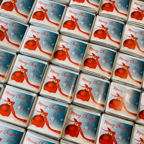 Christmas chocolate favours - chocolate, favours-