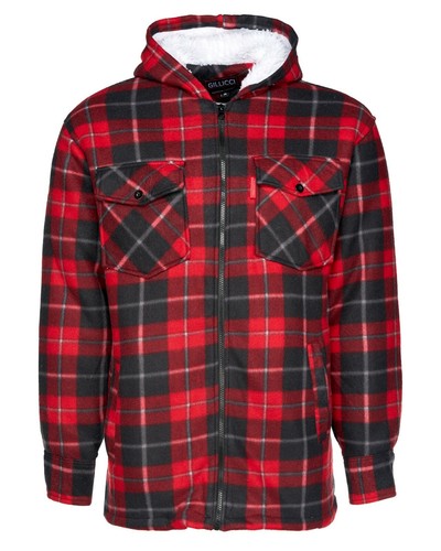 Men padded hooded fur - men's,