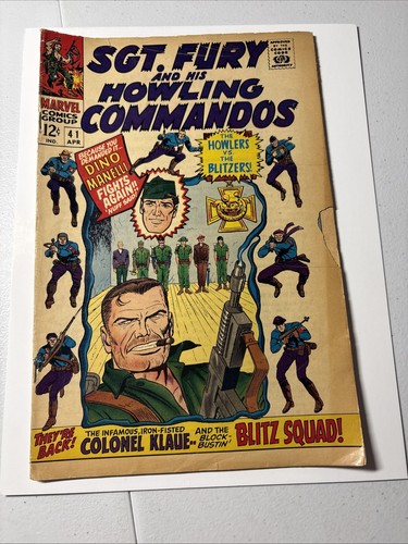 Marvel sgt fury and his - marvel,