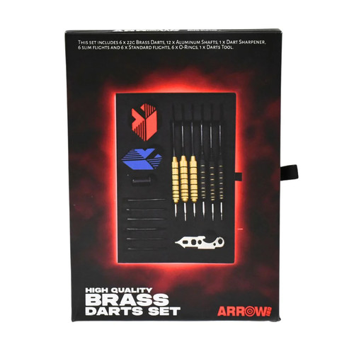 Arrow180 brass darts - brass, set