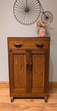 Small Vintage Oak Cupboard
