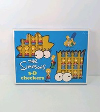 1994 THE SIMPSONS 3-D CHECKERS