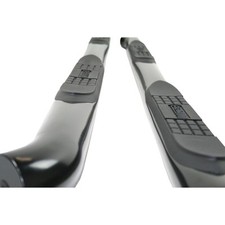 Black Side Bars with Step Pads