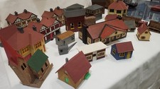 Collection 20 Pieces Vintage Railway Buildings, Inc Church, Coal Store, Station+