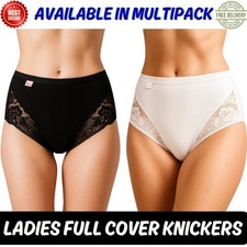Ladies Maxi Briefs Cotton Rich