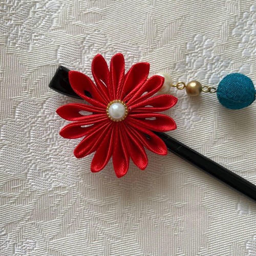 Kanzashi kimono hairpin - kimono, new