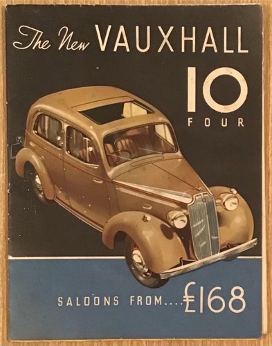 Vauxhall ten four - ten, sales