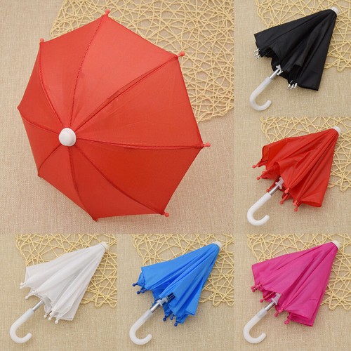 Doll miniature umbrella girl - umbrella,