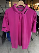 Mens Ping Collection Pink Logo