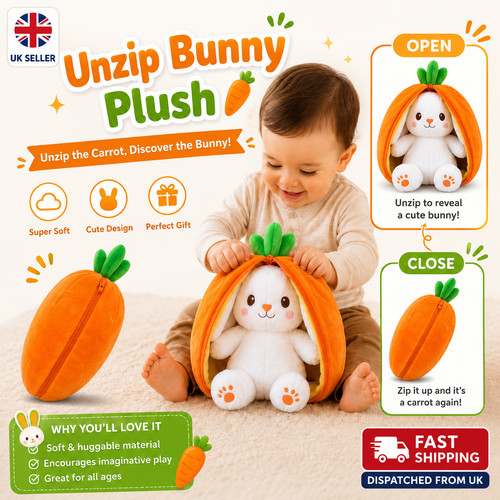 Easter bunny plush - easter, toy