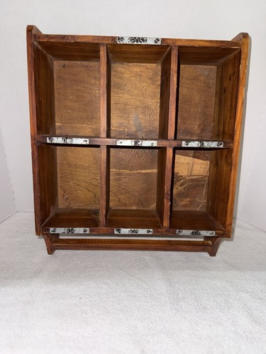 Rustic wooden pigeonhole - rustic,