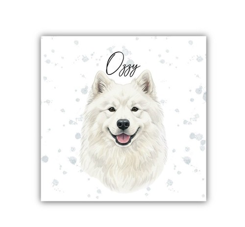 Samoyed personalised fridge - personalised,