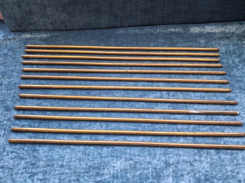 Antique brass stair rods - x,