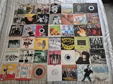 Various Punk Ska New Wave Vinyl Singles Job Lot Sex Pistols. Stranglers Madness