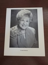 Dr Ruth Westheimer Signed 8x10