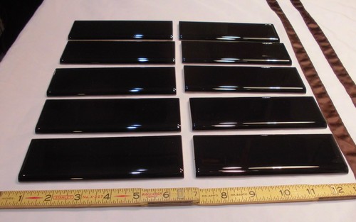 Pcs glossy black x - pcs., 6"