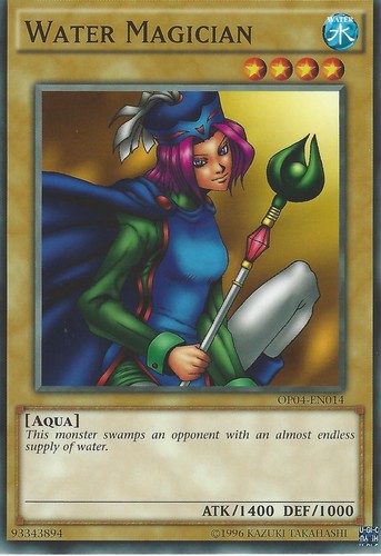 Card water magician - yu-gi-oh, card: