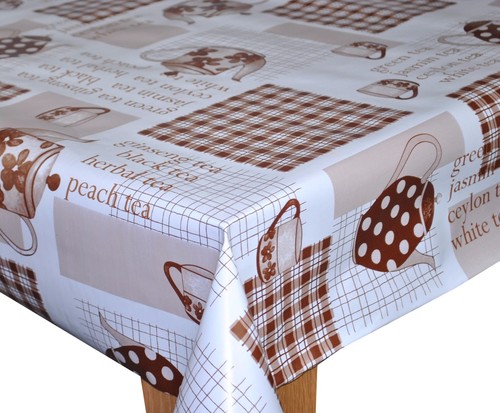 Tea room afternoon brown - brown, pvc