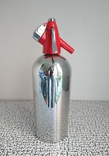 50s 60s Vintage Retro BOC Sparklets Chrome & Red Soda Siphon Party Bar MCM