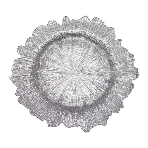 Glass charger plates - plates, 13