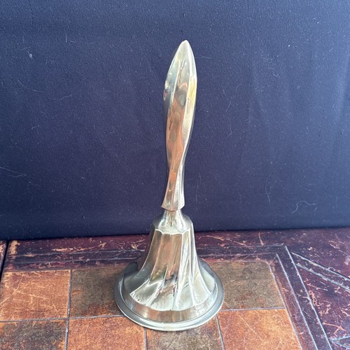 Brass bell handle - brass, school