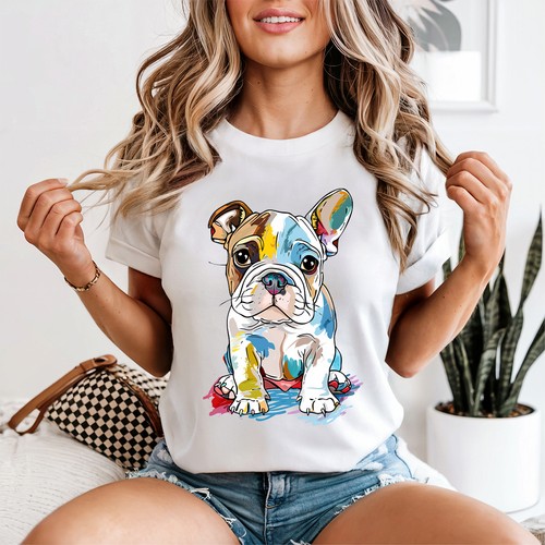 Cute french bulldog - cute, womens