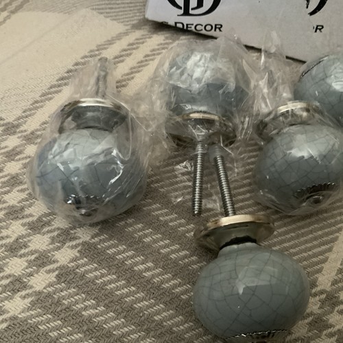 Blue and silver vintage door - 5,