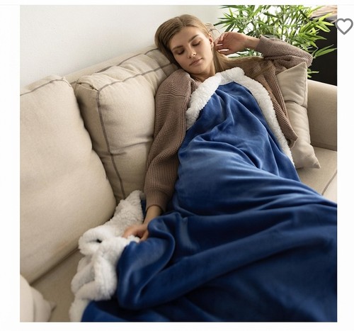 Sherpa fleece throw - sherpa, blanket